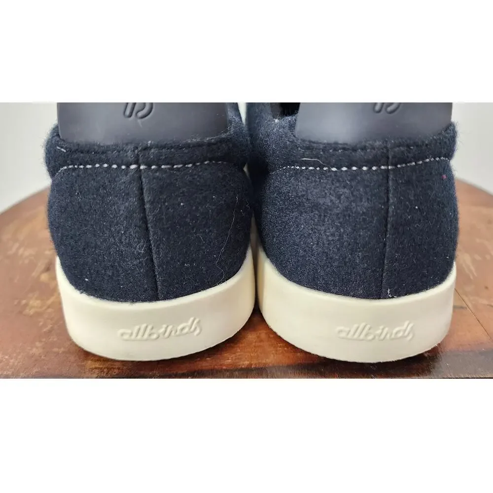 Allbirds WP Wool Pipers Black‎ And White Wool Washable Sneakers Size 9